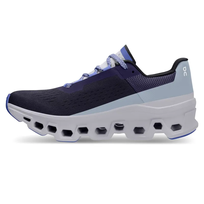 On Running Cloudmonster Womens Running Shoes in Acai/Lavendar-7